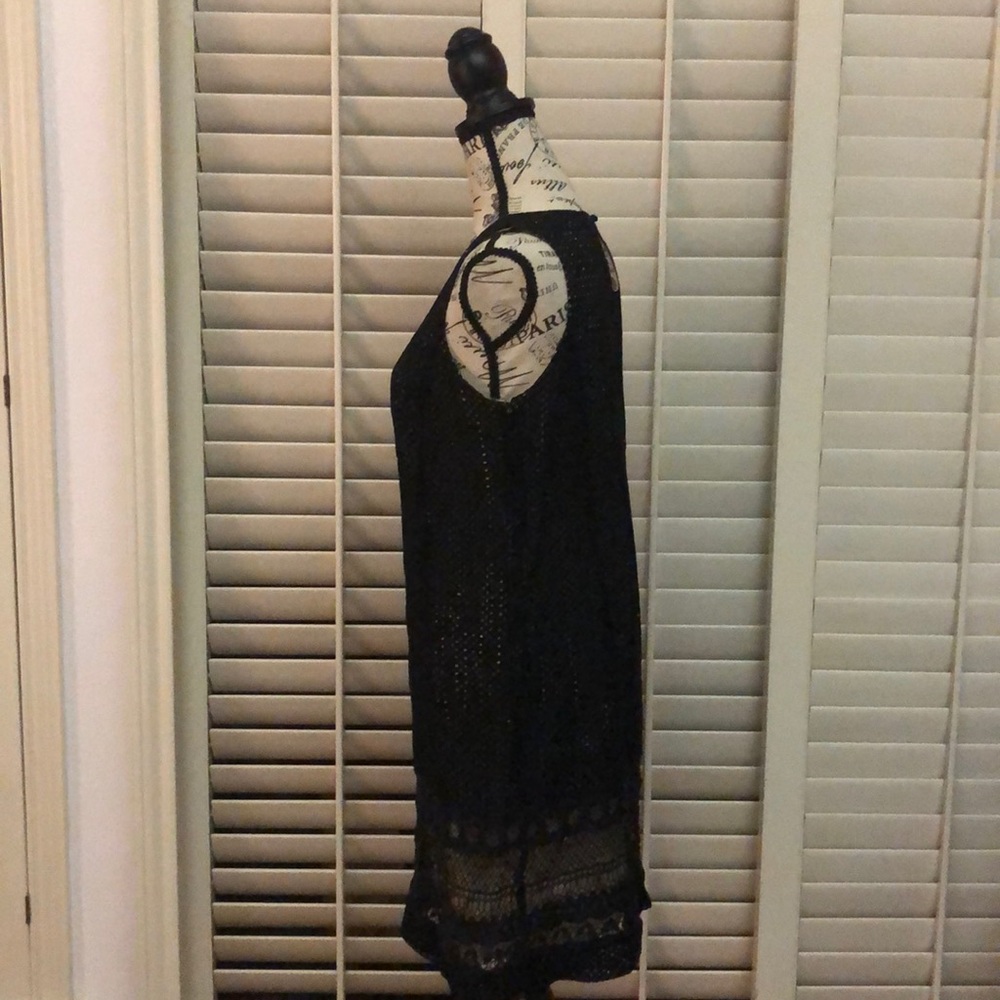 Pretty Black Lace Dress - Picture 4 of 6